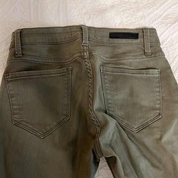 Green skinny jeans with rips size 1 - Picture 2 of 2